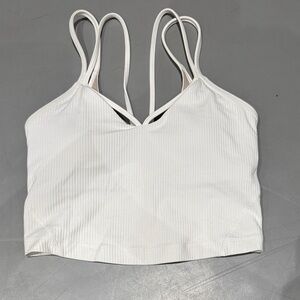 White Strappy Lululemon Top
